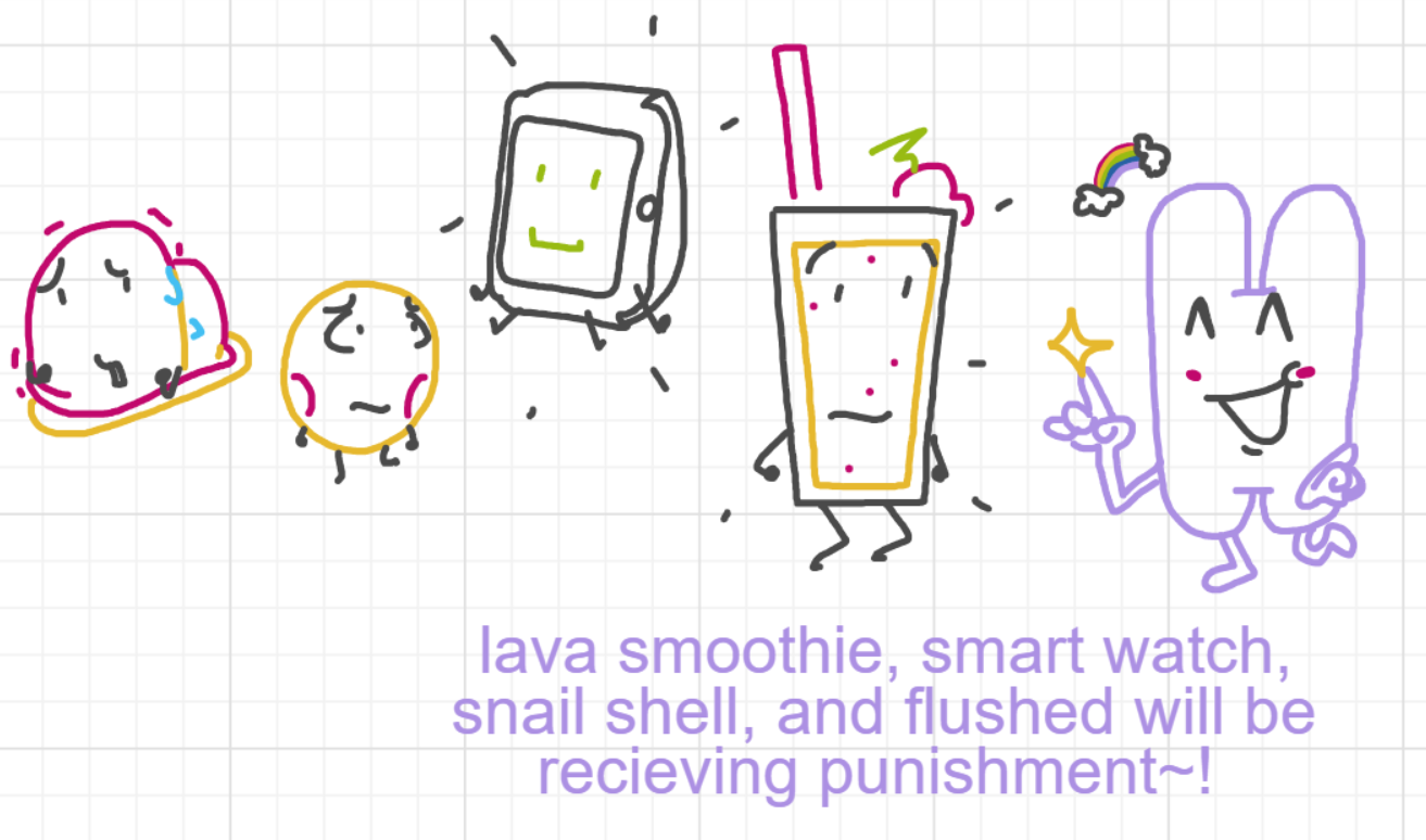 A panel from What's The Point, episode five of the Board Boards object show by Furretwalk/WalkingFurret.